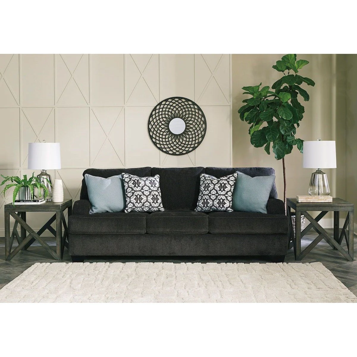 Charenton - Charcoal - Queen Sofa Sleeper
