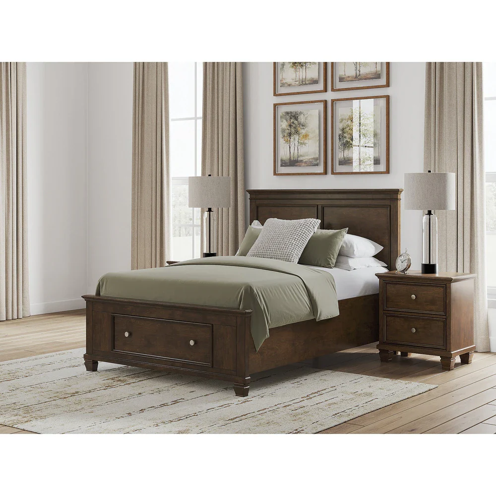 Ashley Danabrin Full Panel Bed w/Storage Footboard(Headboard, Storage Footboard, Rails)
