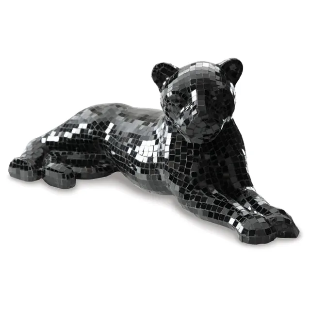 Ashley Drice Panther Sculpture 24.25" W x 11.13" D x 10.25" H, 16 lbs.