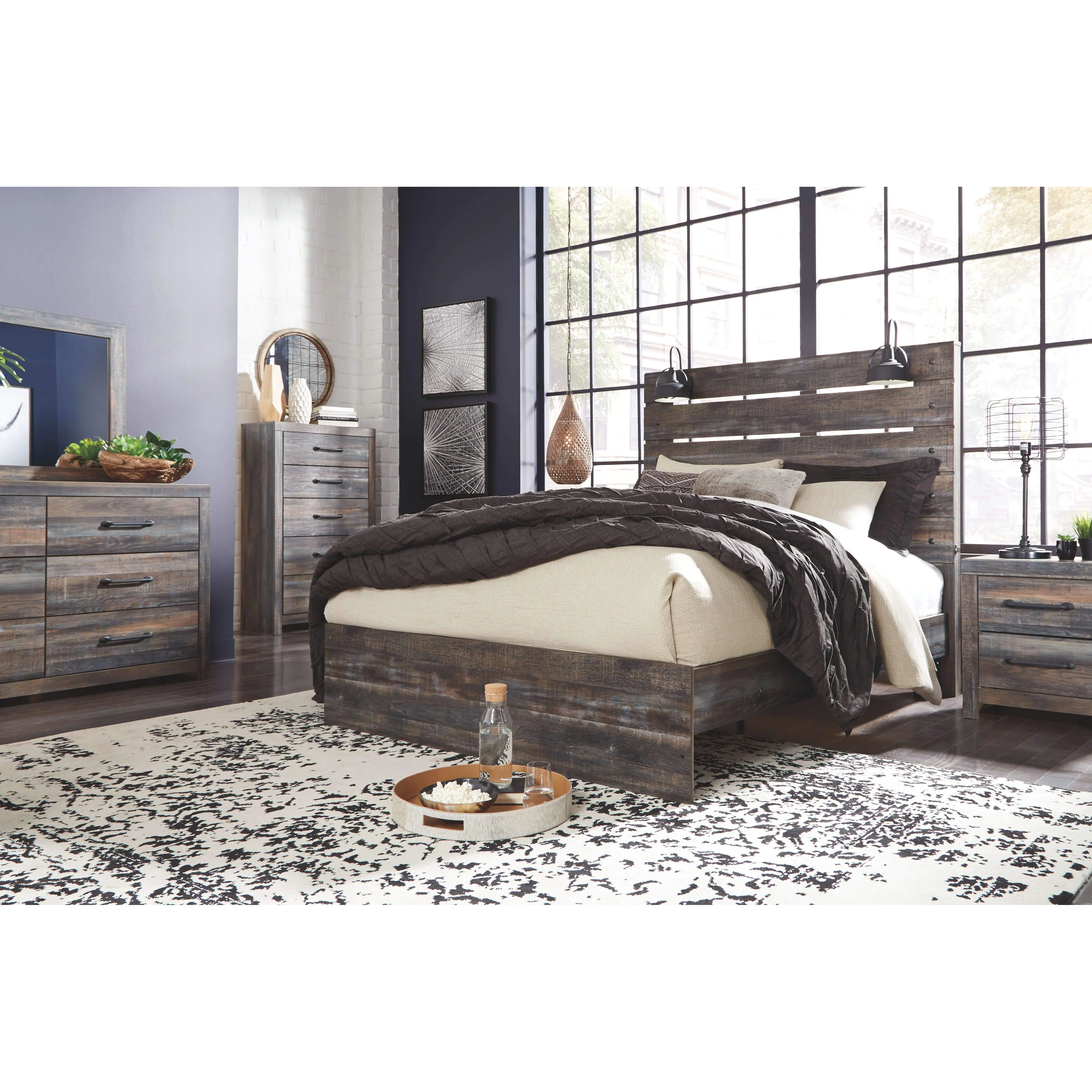 Ashley Drystan King Panel Bedframe - Image 3