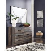 Ashley Drystan Six Drawer Dresser in Brown/Beige - Image 173