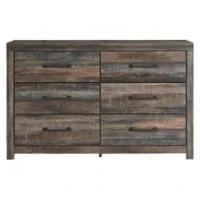 Ashley Drystan Six Drawer Dresser in Brown/Beige - Image 28