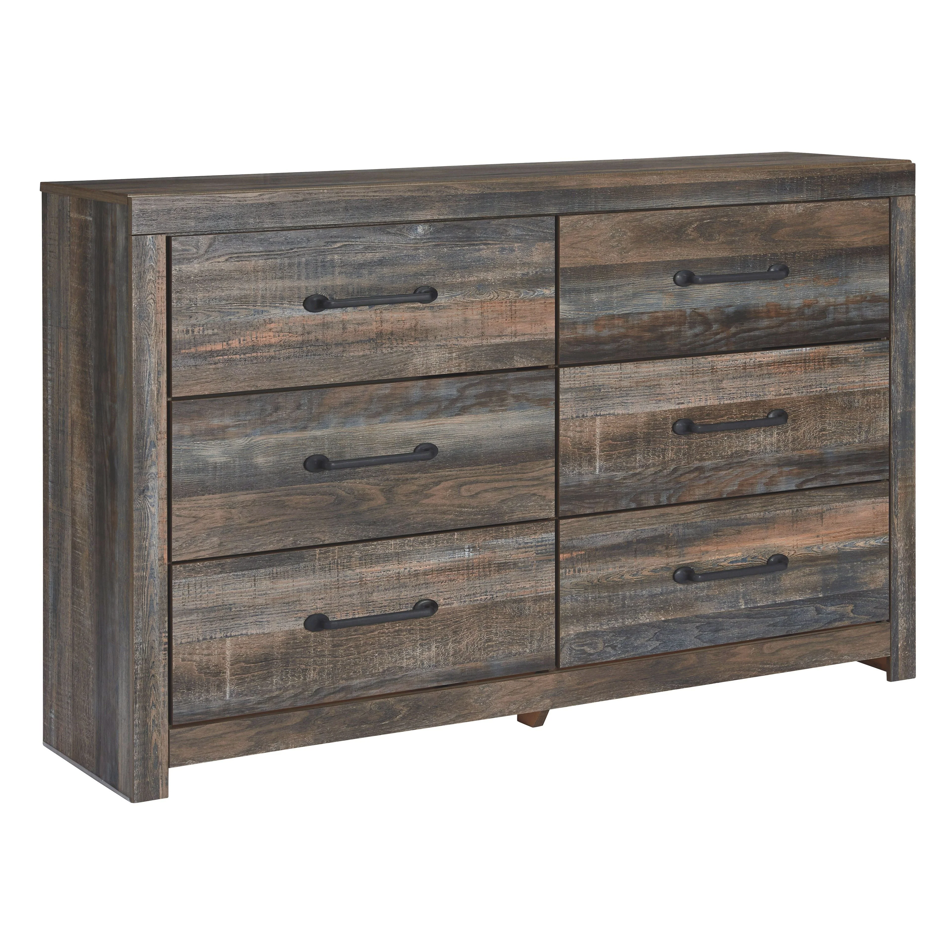 Ashley Drystan Six Drawer Dresser in Brown/Beige - Image 5