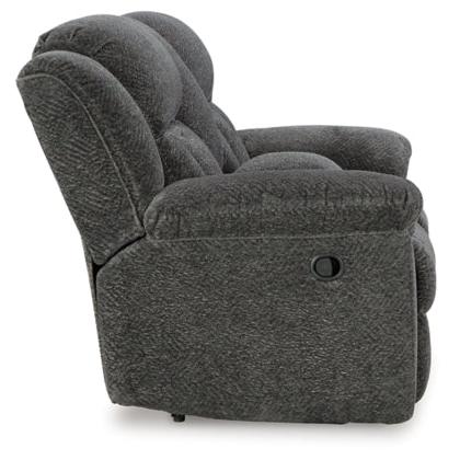 Ashley Frohn Reclining Loveseat w/Console in Graphite - Image 3