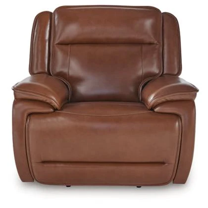 Ashley Healy Pier Power Recliner/Adjustible Headrest in Chocolate - Image 3