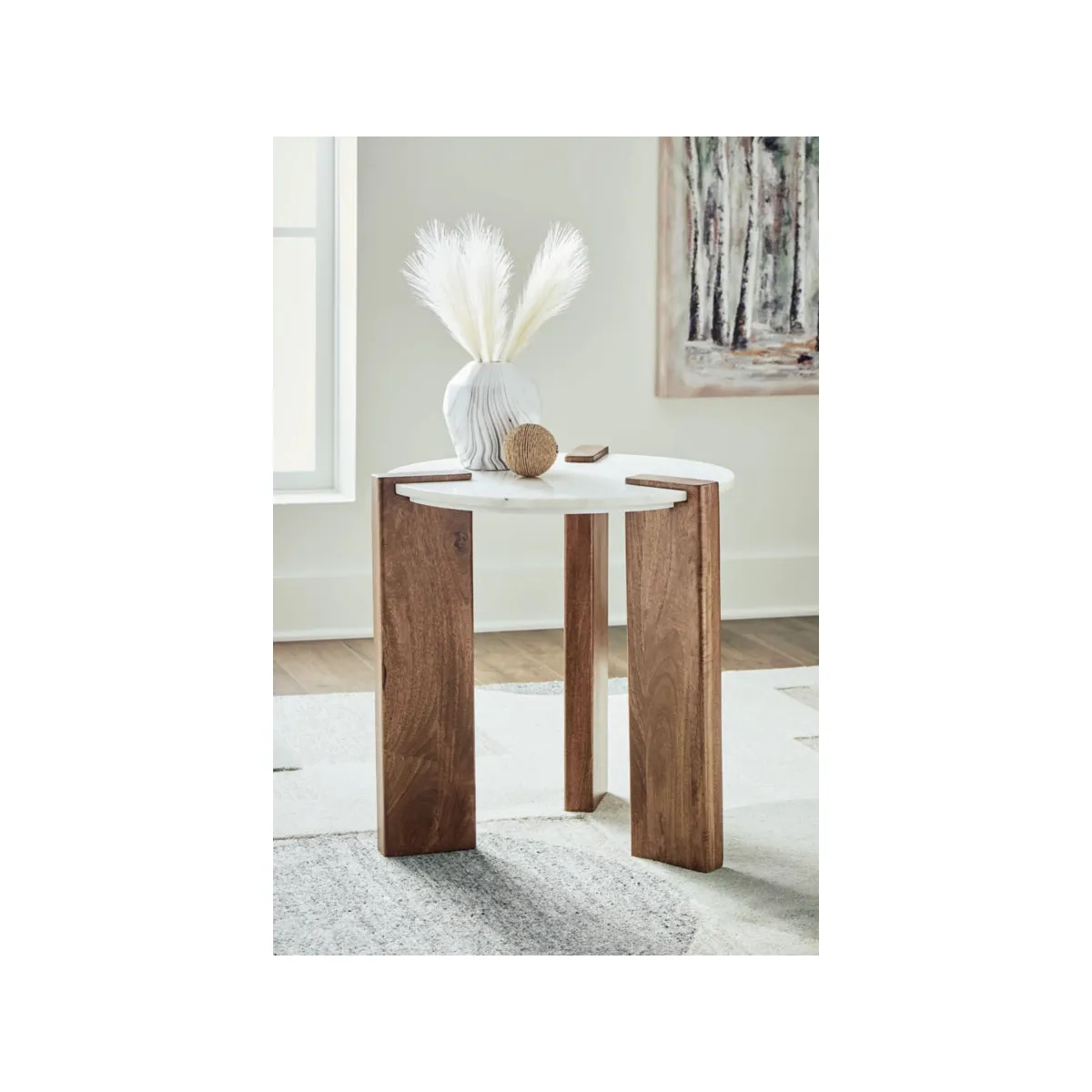 Ashley Isanti Round End Table