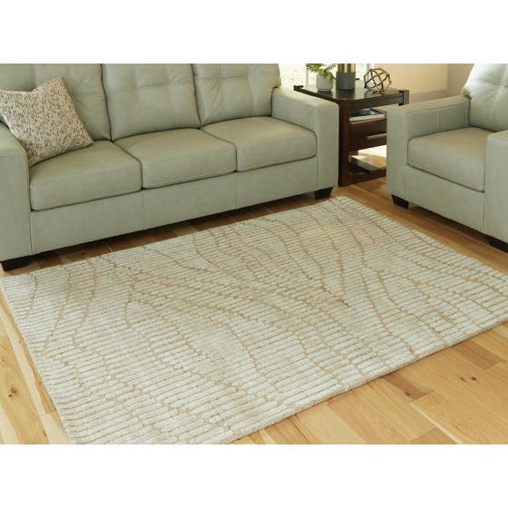 Ashley Jaseena Medium Rug in Beige/Tan 61" W x 84" D x 0.63" H - Image 2