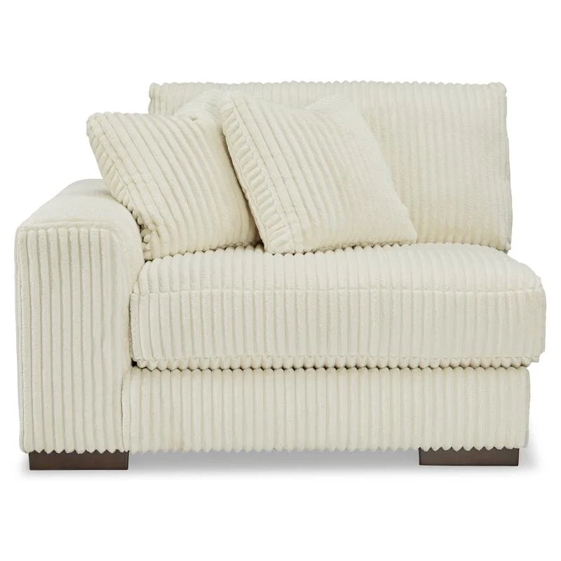 Ashley Lindyn 4 Pc Sectional w/Right Chaise in Ivory NO ottoman - Image 2