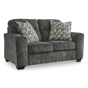 Ashley Lonoke Loveseat in Gunmetal - Image 3