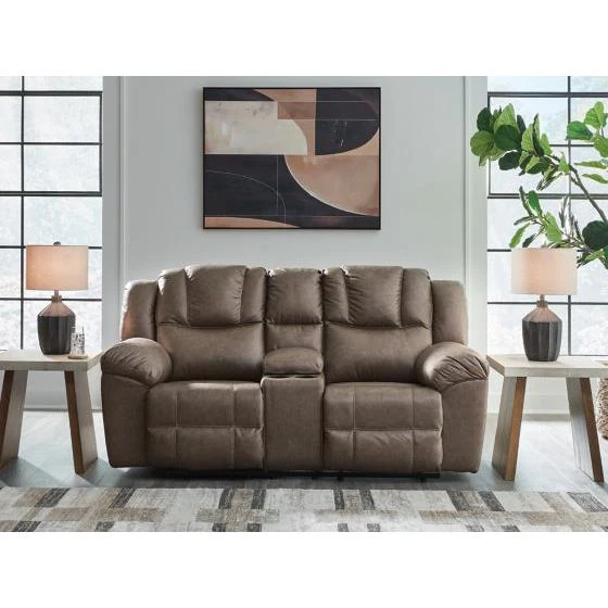 Ashley Lowilla Double Reclining Loveseat w/Console - Image 3