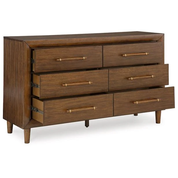Ashley Lyncott Dresser in brown - Image 6