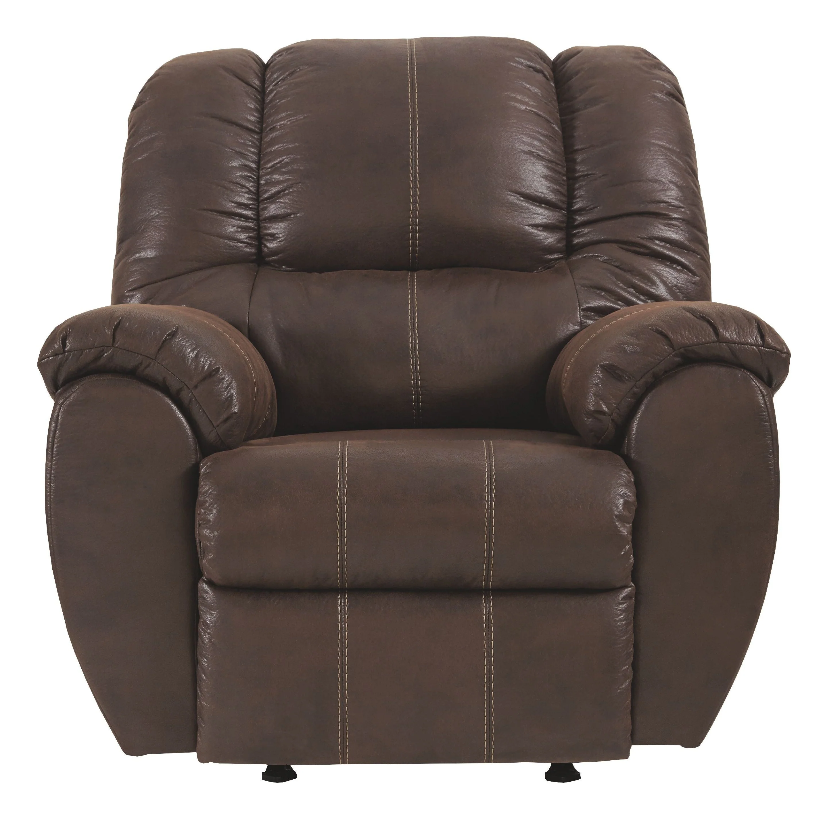 Ashley Mcgann Rocker Recliner in Walnut - Image 4
