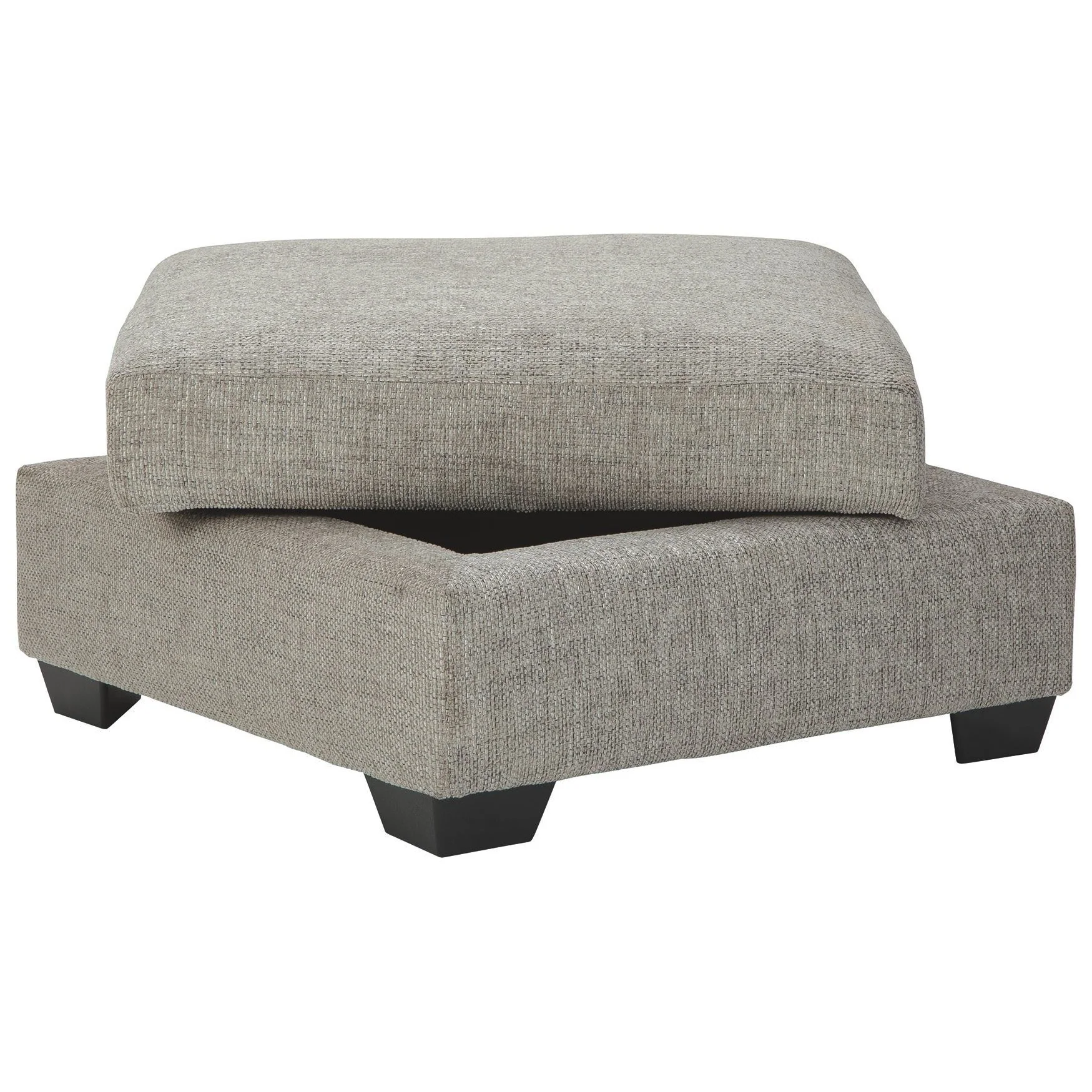 Ashley Megginson Ottoman w/Storage & Built-in Tabletop w/Cup Holders on the Flip Side in Storm - Image 45