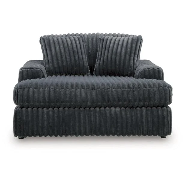 Ashley Midnight-Madness Oversized Chaise in Gunmetal - Image 2