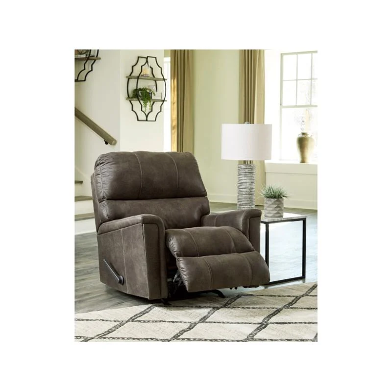 Ashley Navi Rocker Recliner in Smoke
