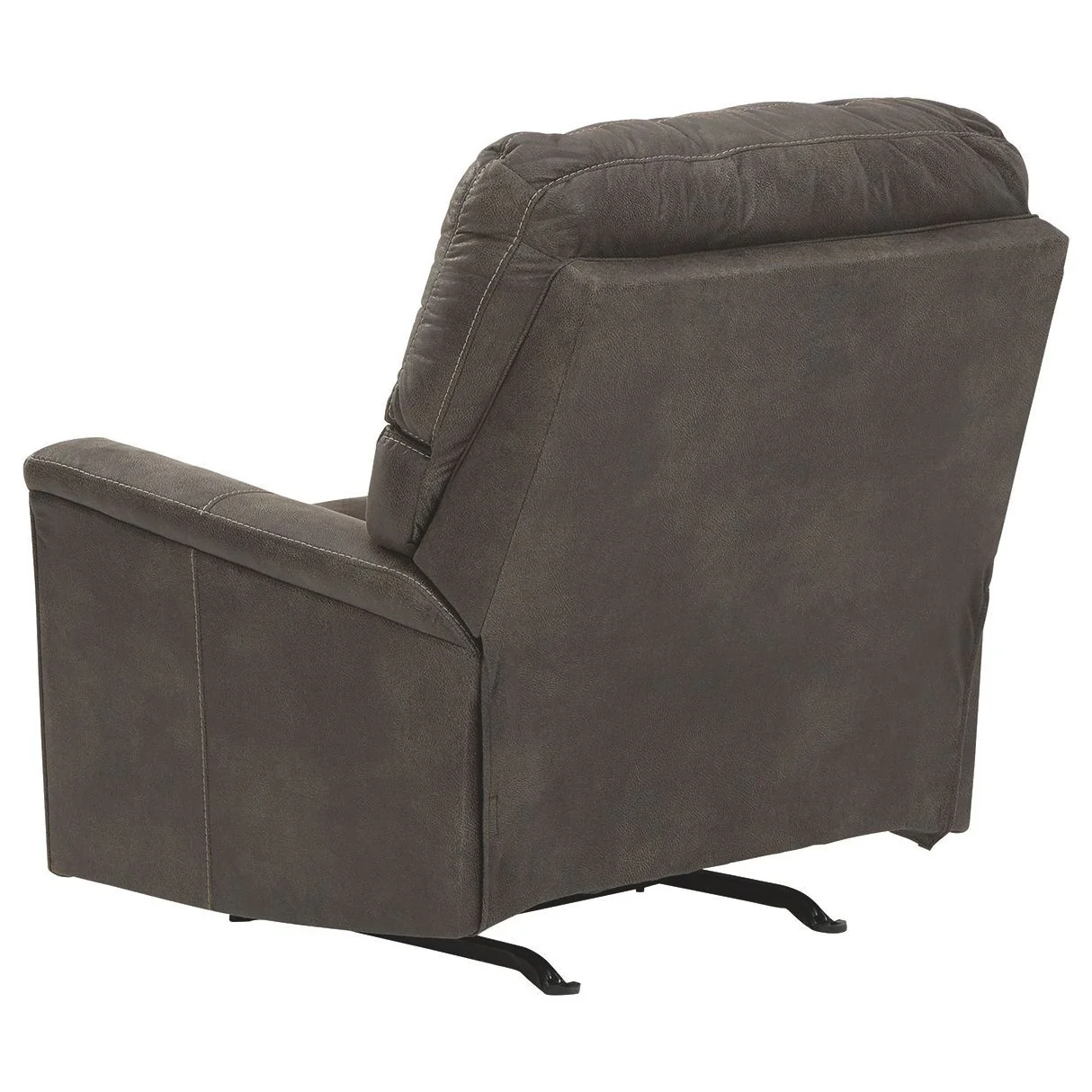 Ashley Navi Rocker Recliner in Smoke - Image 4