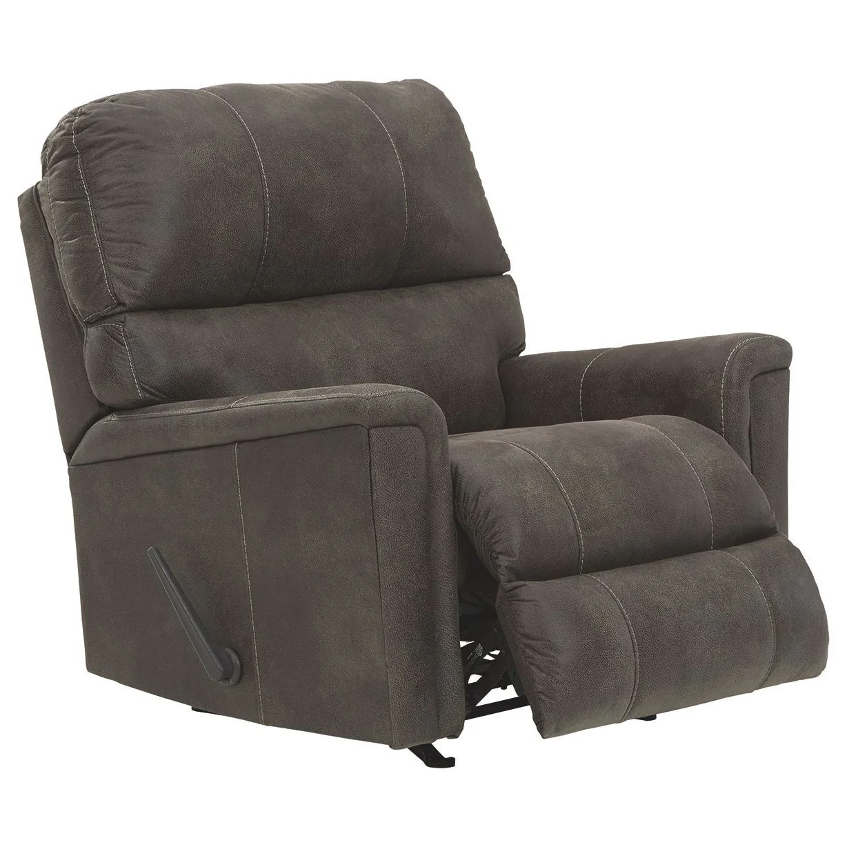 Ashley Navi Rocker Recliner in Smoke - Image 7