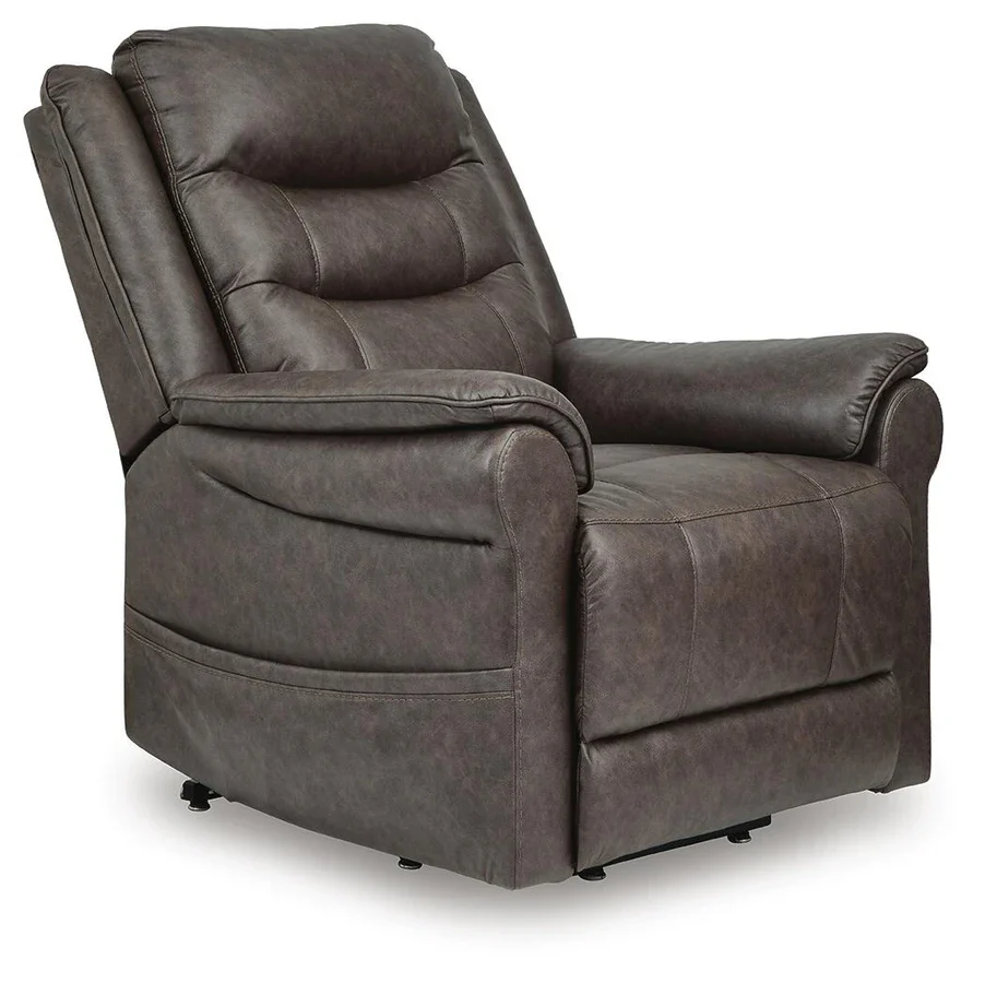 Ashley Oatman Power Lift Recliner in Umber
