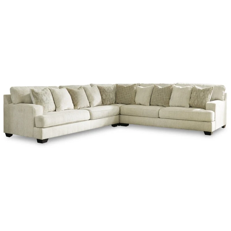 Ashley Rawcliffe Left Arm Facing Sofa 3 Pc Sectional in Parchment - Image 3