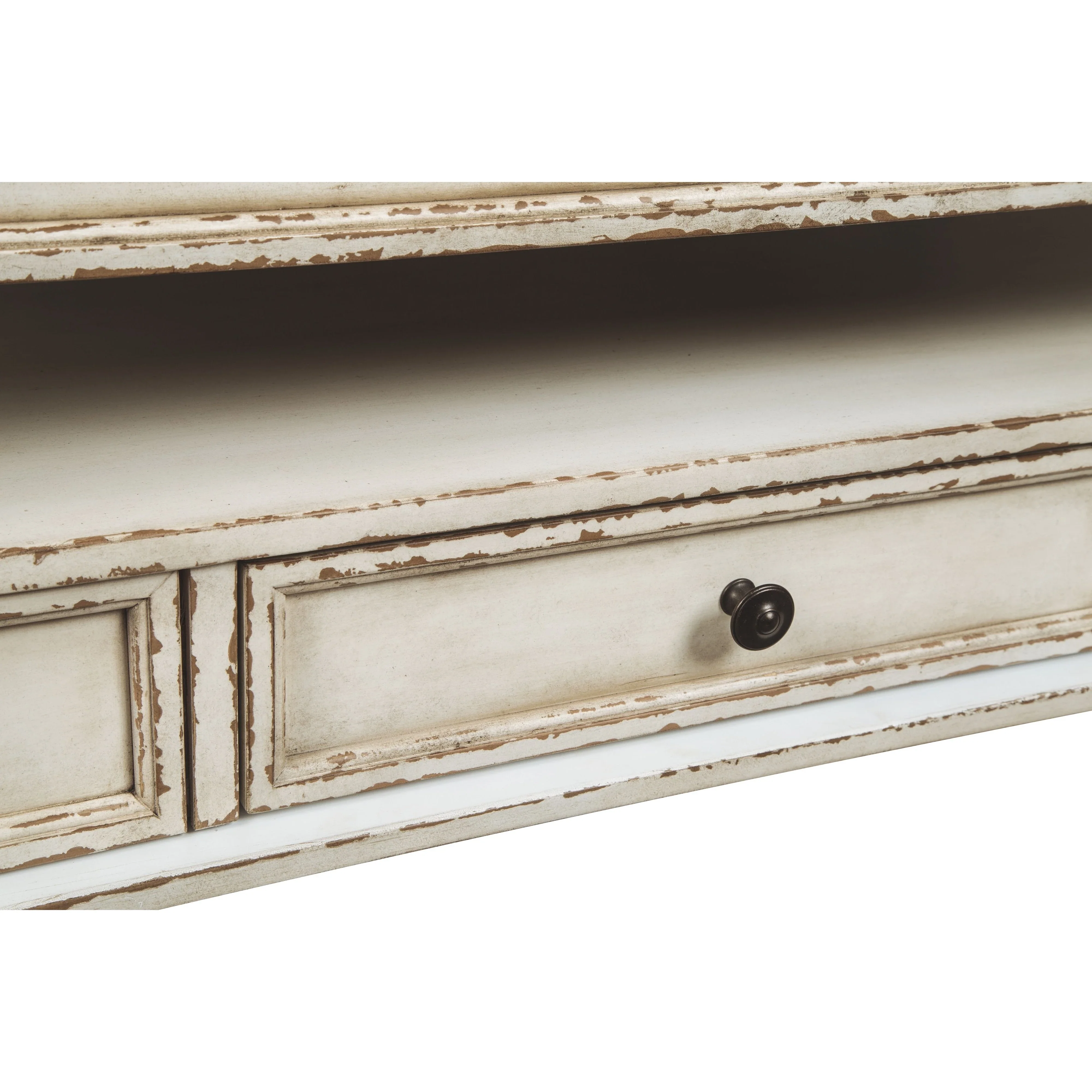 Ashley Realyn Lift Top Cocktail Table in White/Brown - Image 7