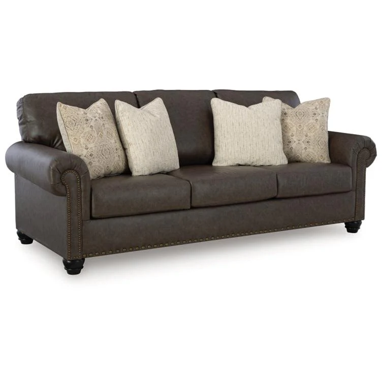 Ashley Roxmere Queen Sofa Sleeper in Umber