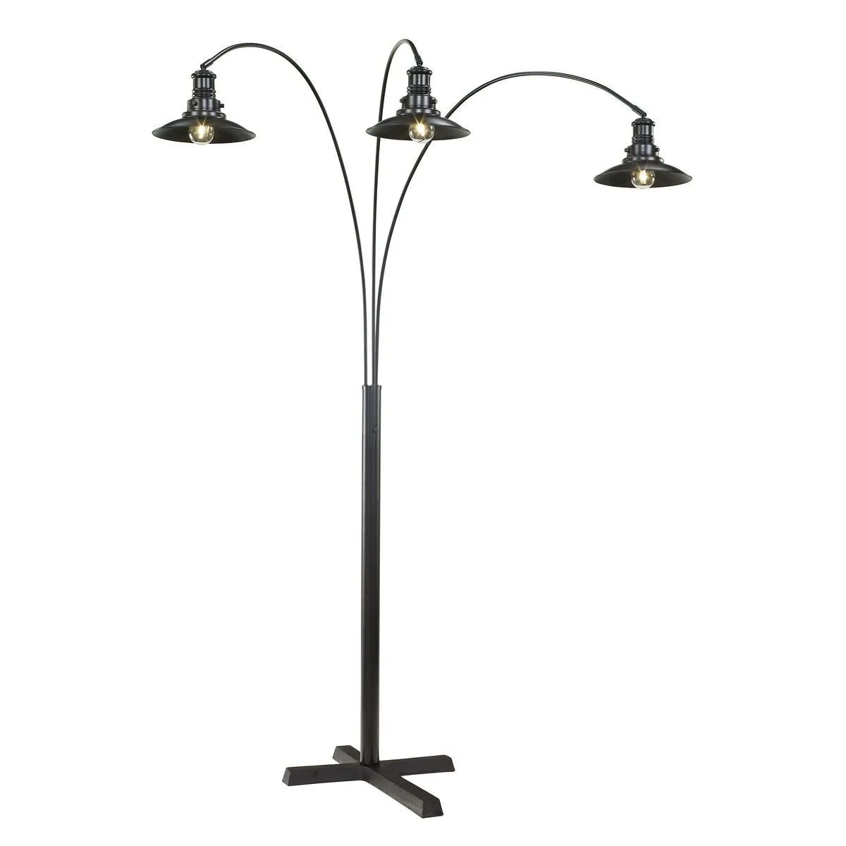 Ashley Sheriel Metal Arc Lamp in Black 92.25"W x 58.25"D x 87.25"H - Image 14