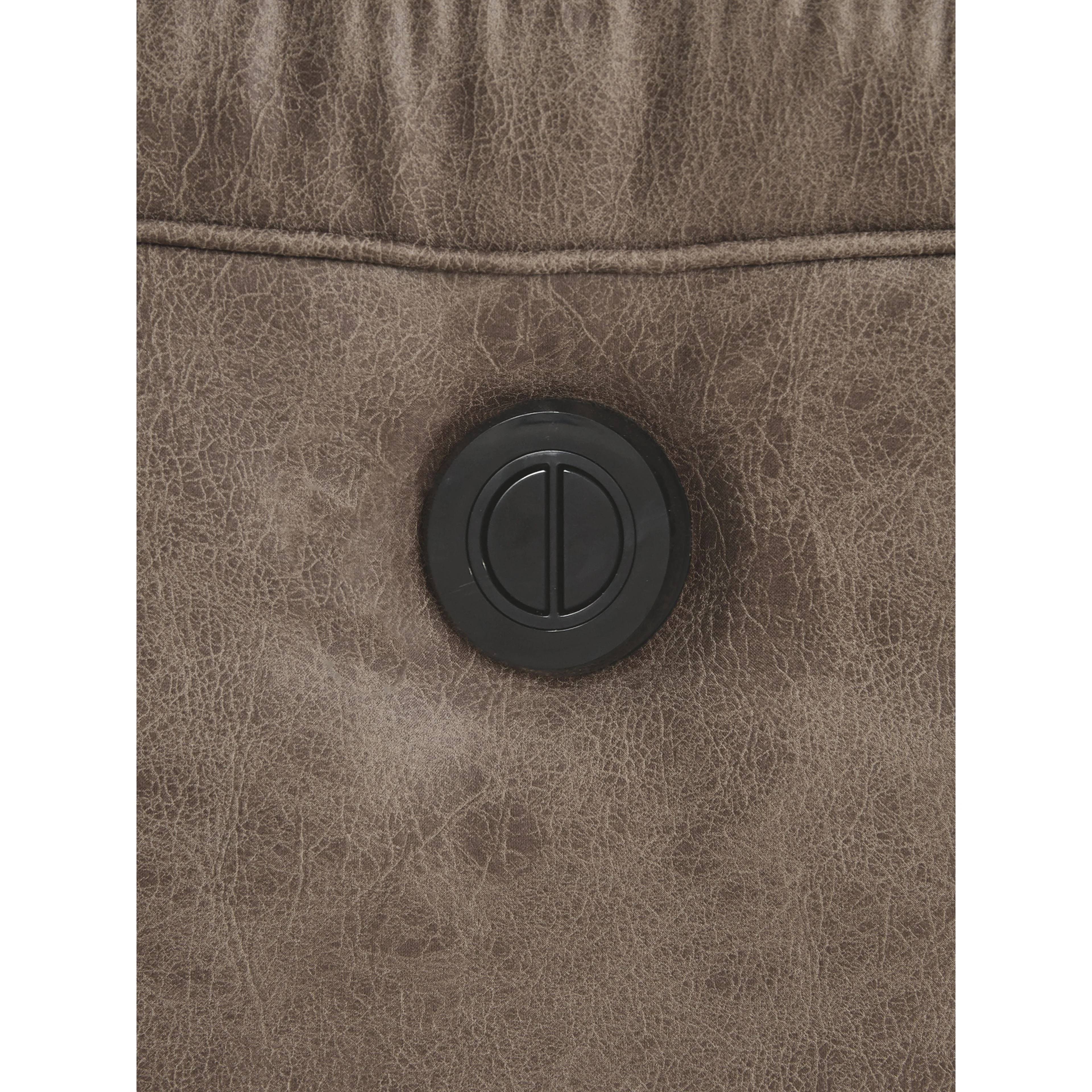 Ashley Stoneland Double Reclining Power Loveseat w/console in Fossill - Image 9