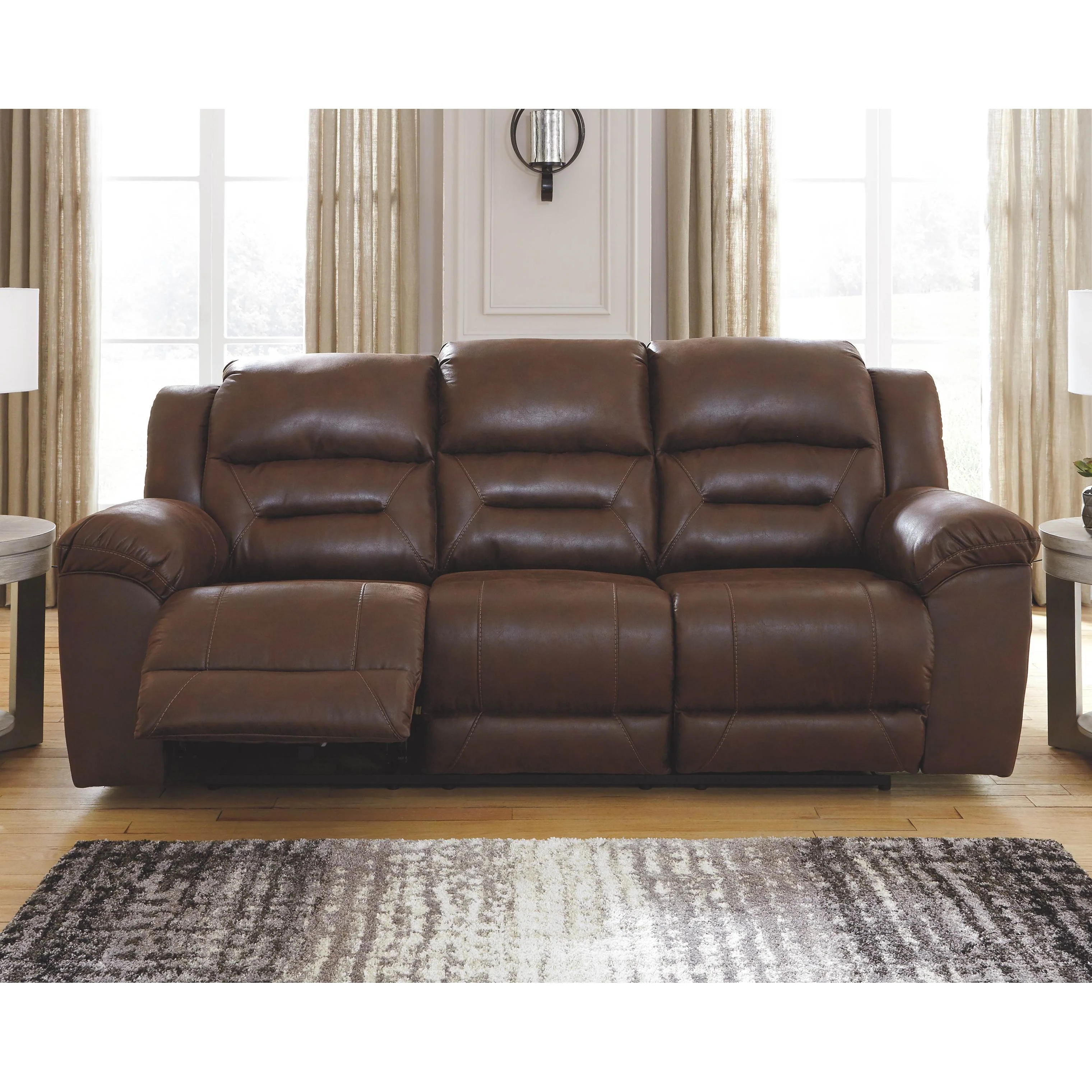 Ashley Stoneland Reclining Power Sofa in Chocolate - Image 10