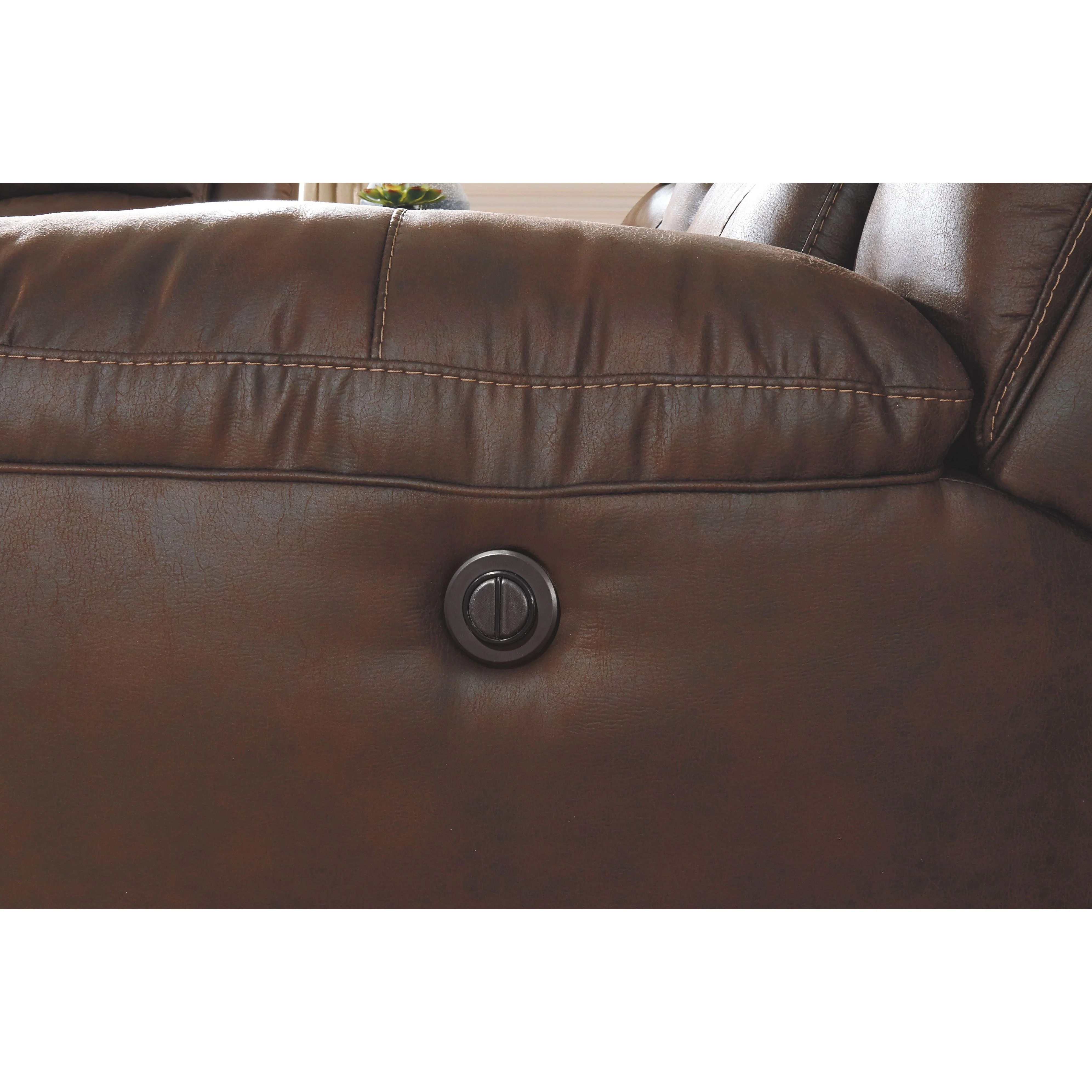 Ashley Stoneland Reclining Power Sofa in Chocolate - Image 7