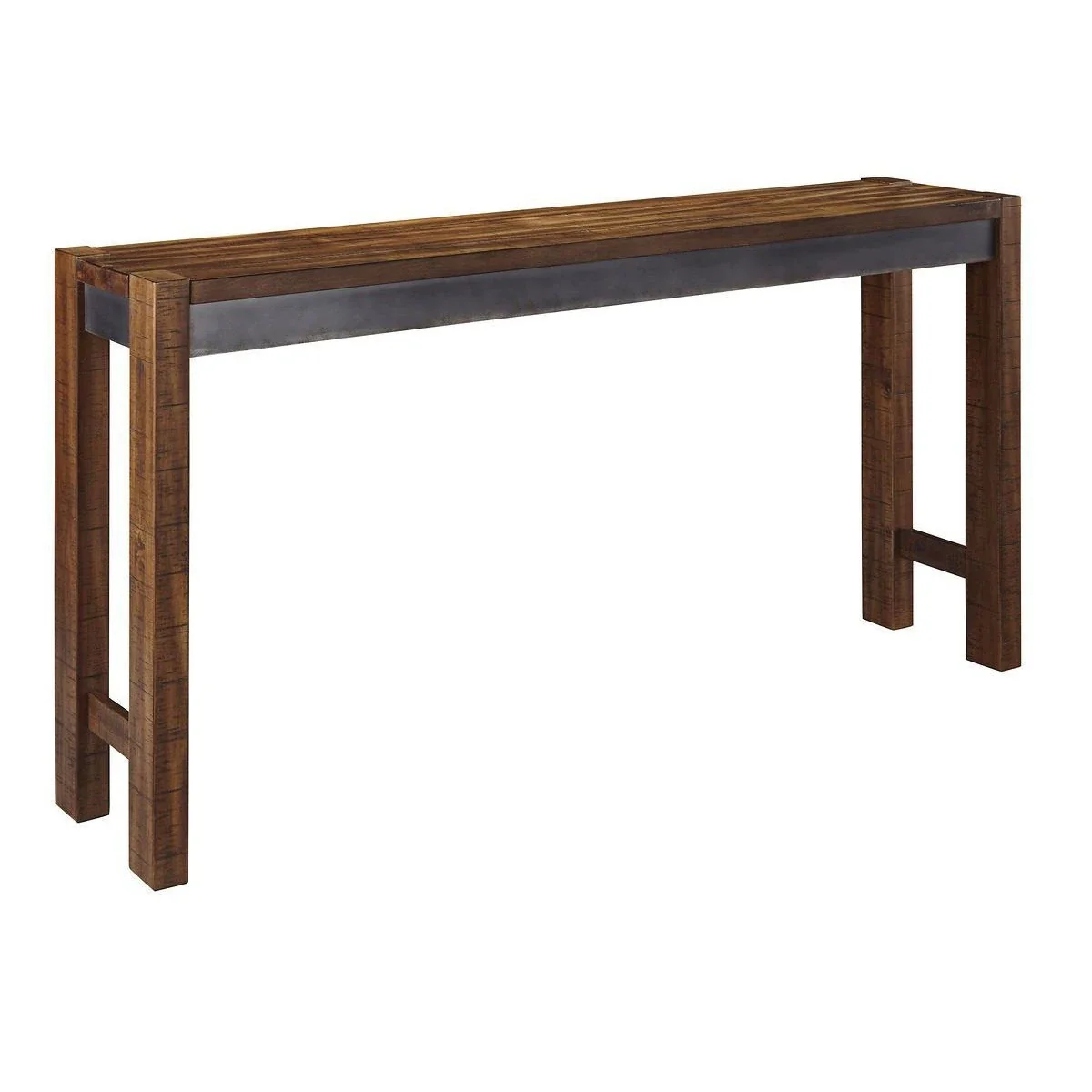 Ashley Torjin Long Counter Table in Dark Brown - Image 14