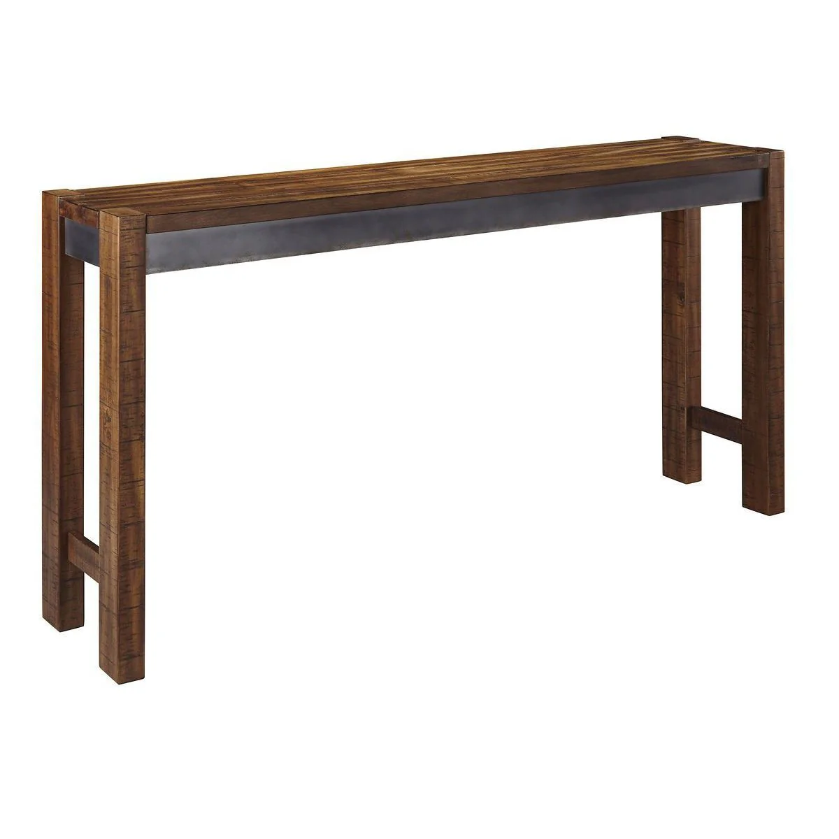 Ashley Torjin Long Counter Table in Dark Brown - Image 3