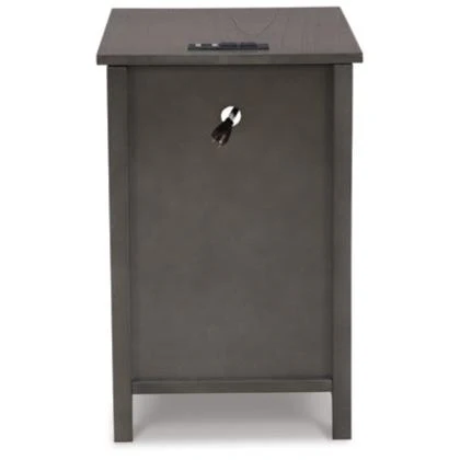 Ashley Treytown Chair Side End Table in Gray - Image 4