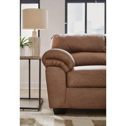 Ashley Willowbend 2 Piece Sectional w/Right Sofa Wedge & Left Loveseat in Caramel - Image 3