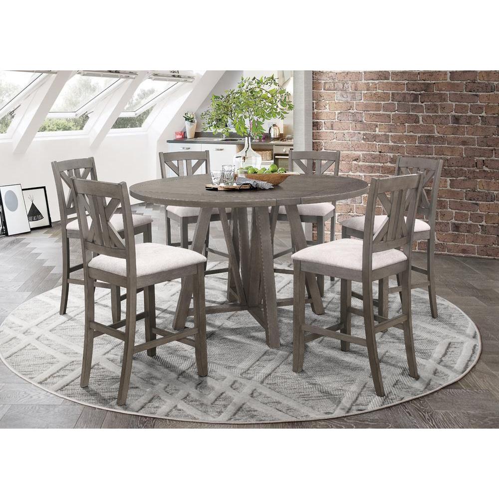 Athens - Round Counter Height - Table - Gray - Image 9