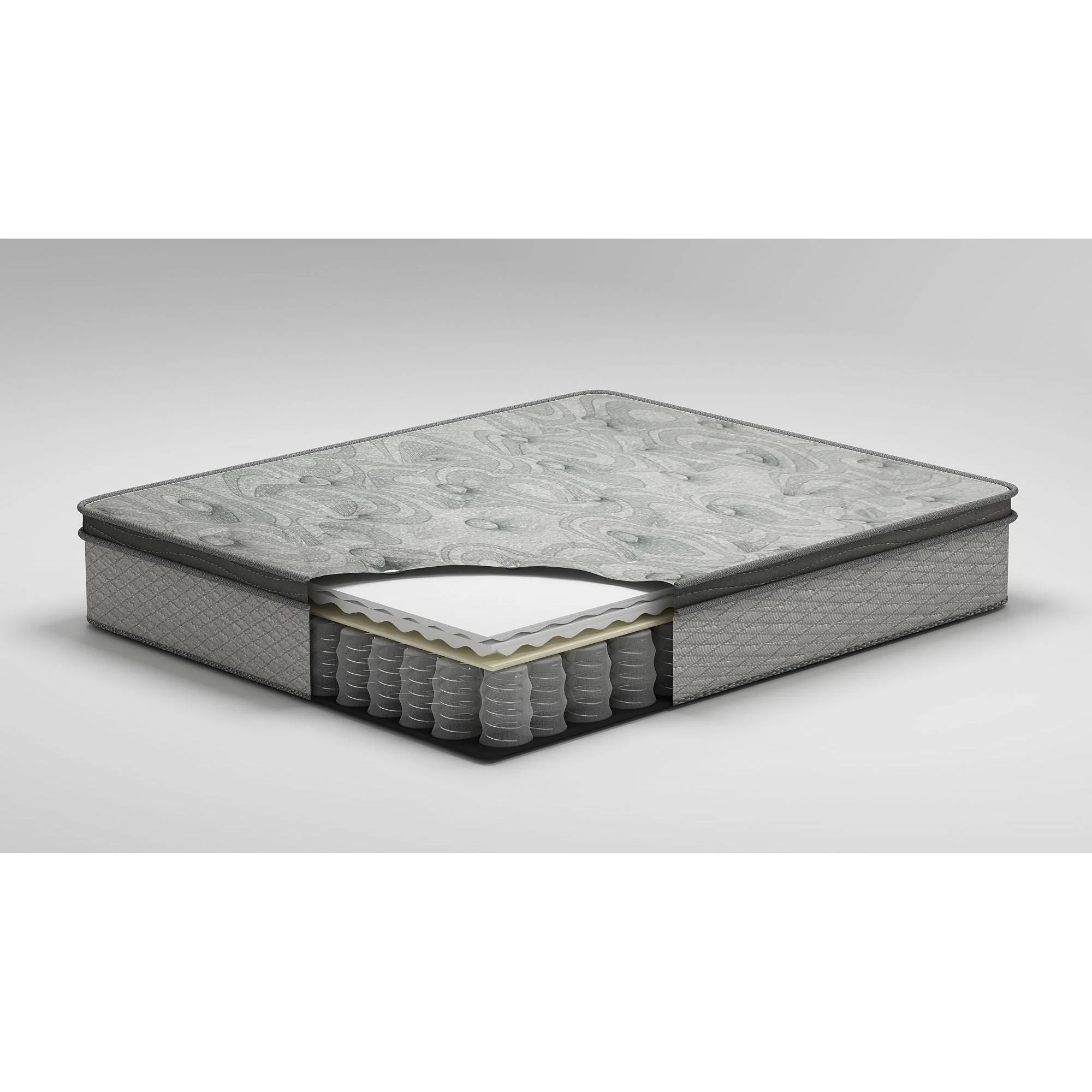Augusta - White - King Mattress - Image 4