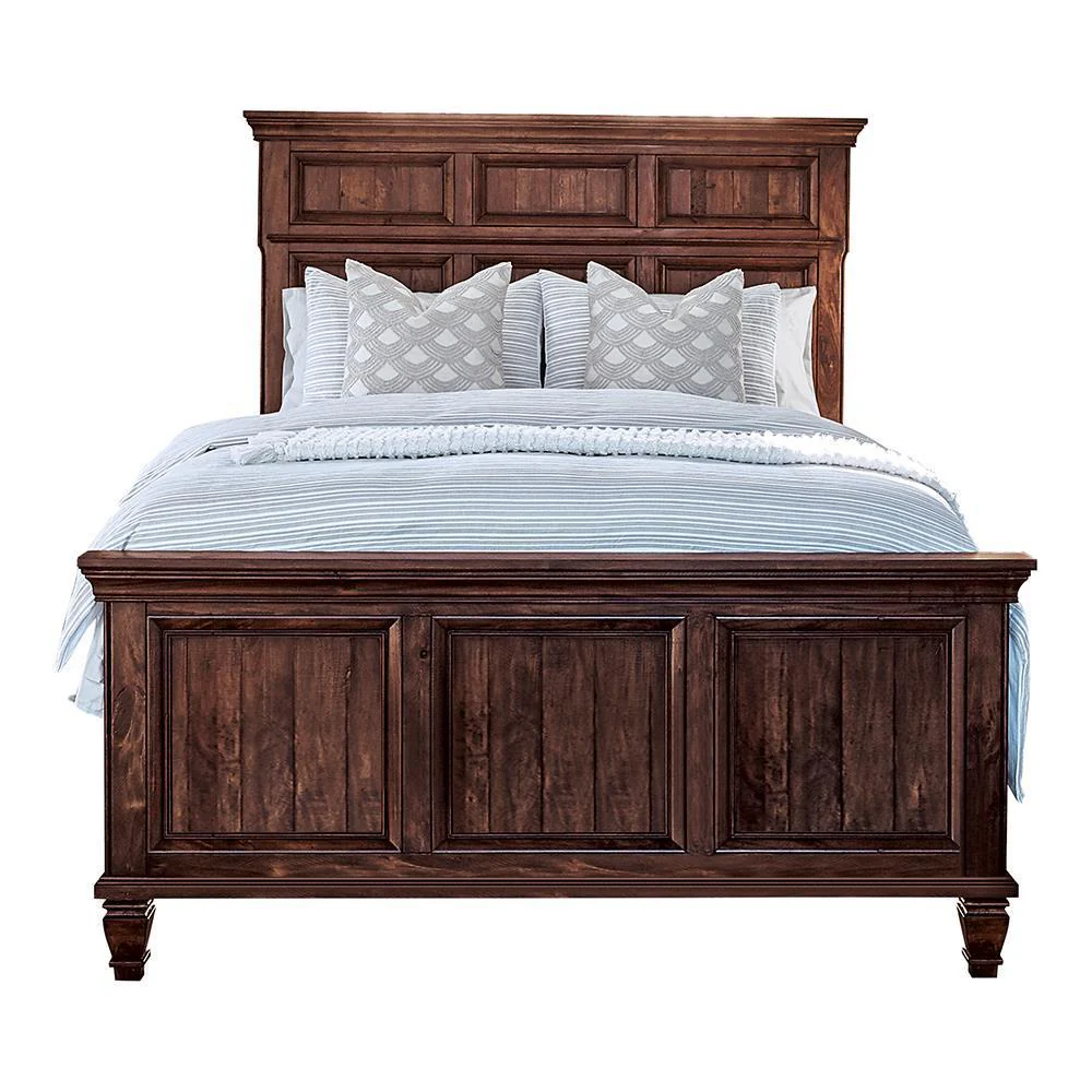 Avenue - Eastern King Bed - Brown - Image 2