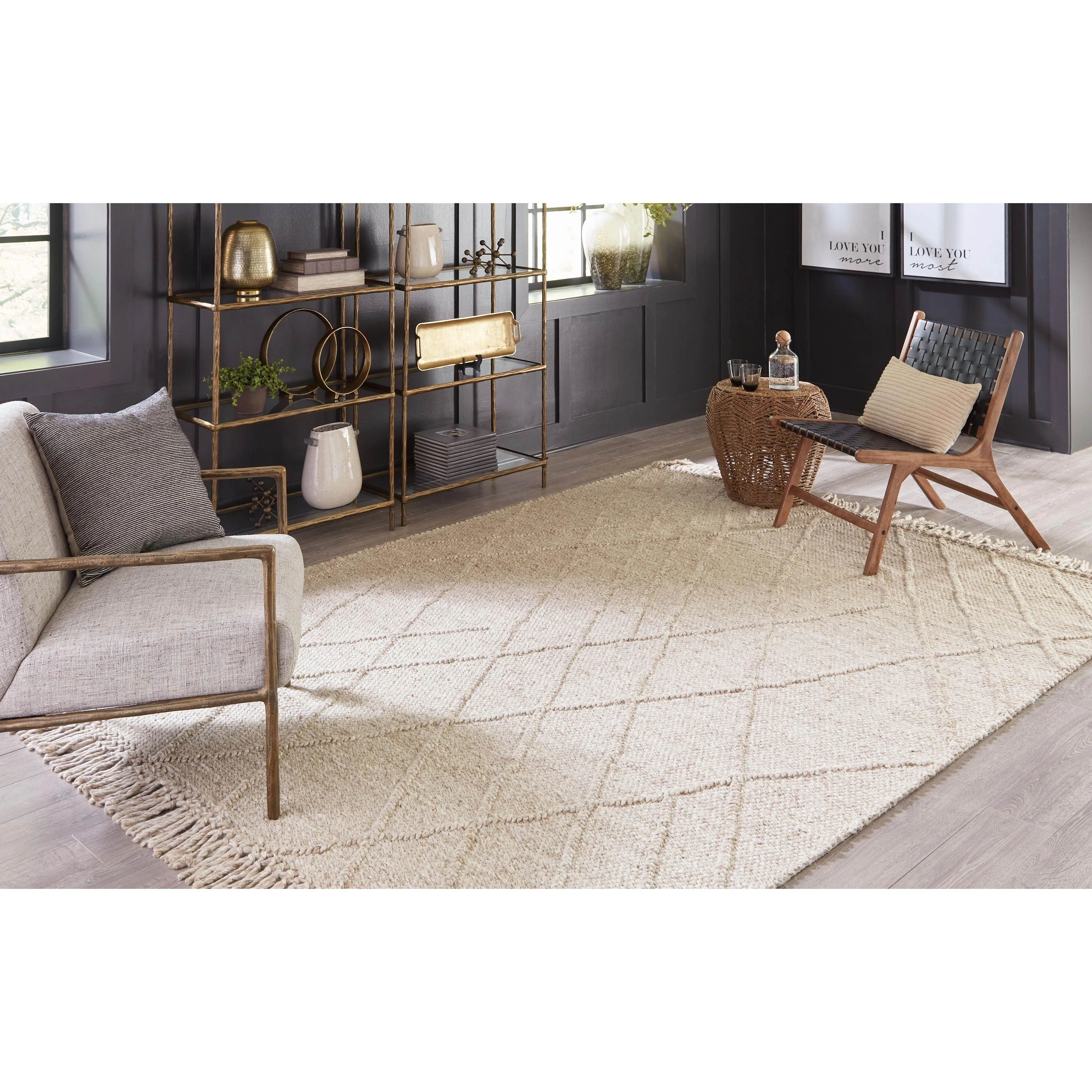 Averhall - Sand - Large Rug - Image 2