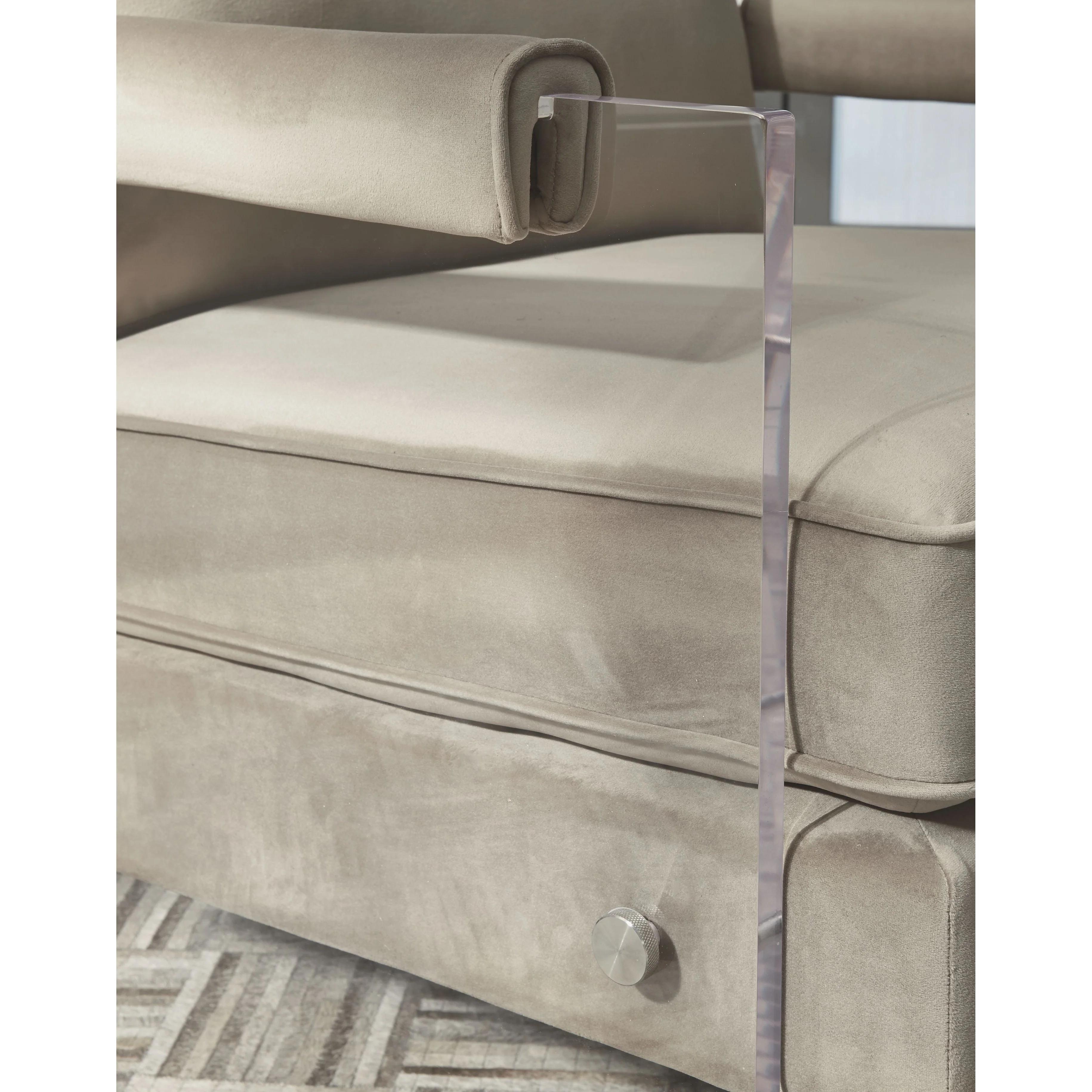 Avonley - Taupe - Accent Chair - Image 4