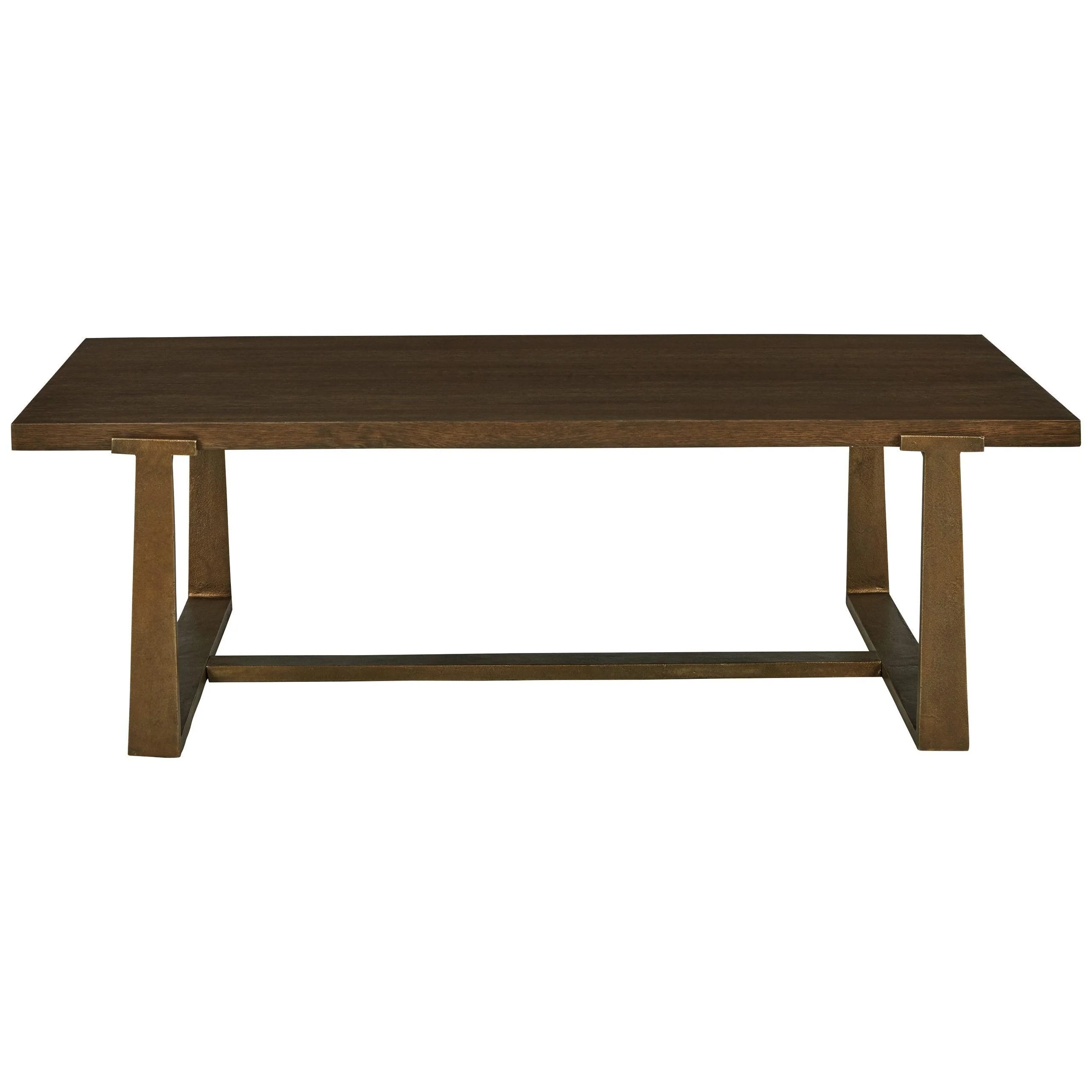 Balintmore - Brown/gold Finish - Rectangular Cocktail Table - Image 3
