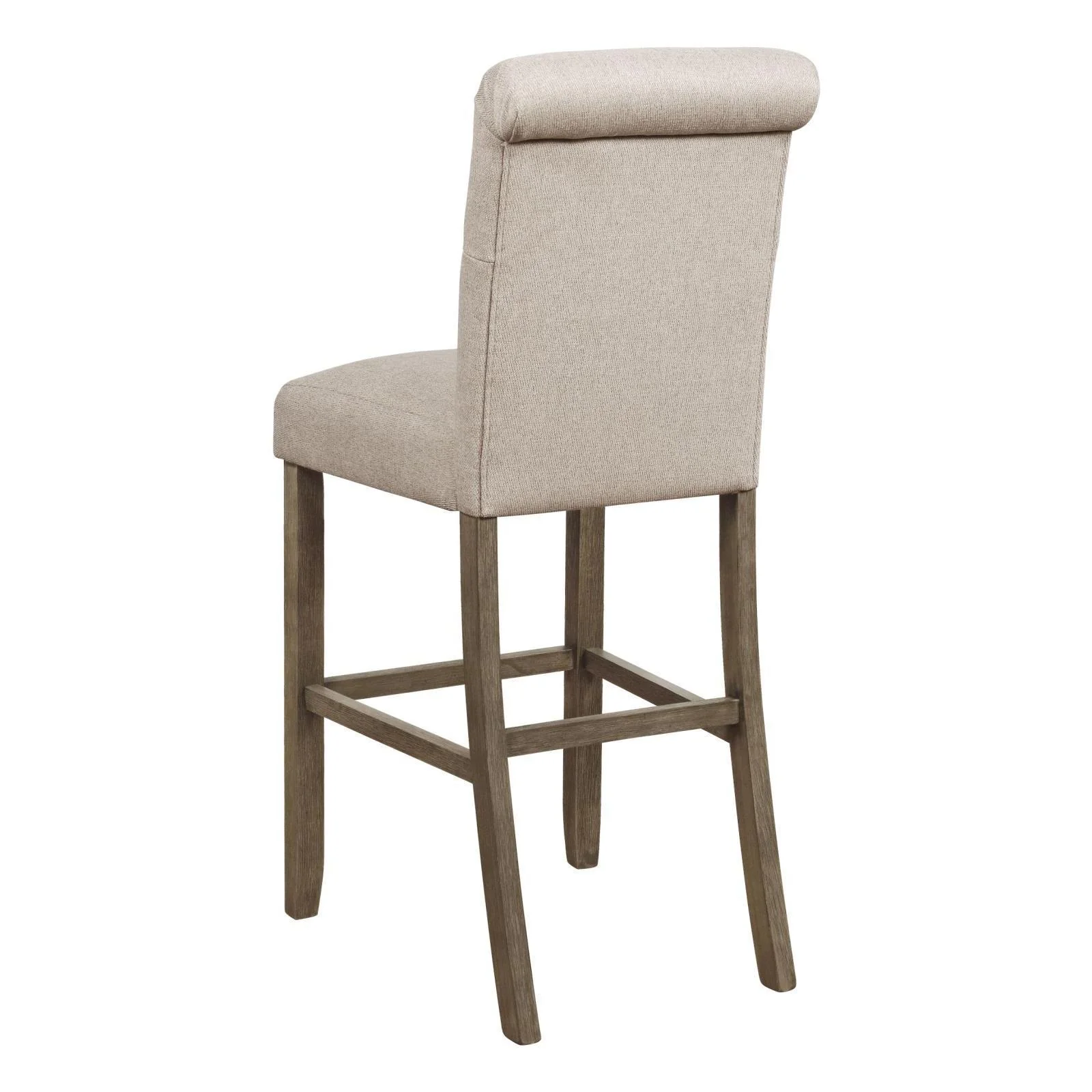 Bar Stool - 44.5 - Fabric And Wood - Beige - Image 3