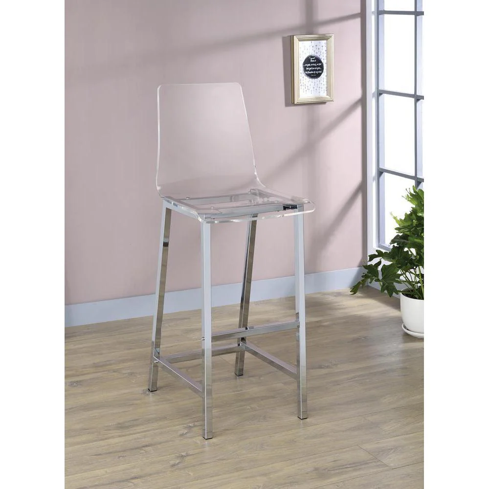 Bar Stools: Metal Fixed Height - Bar Stool - Image 4