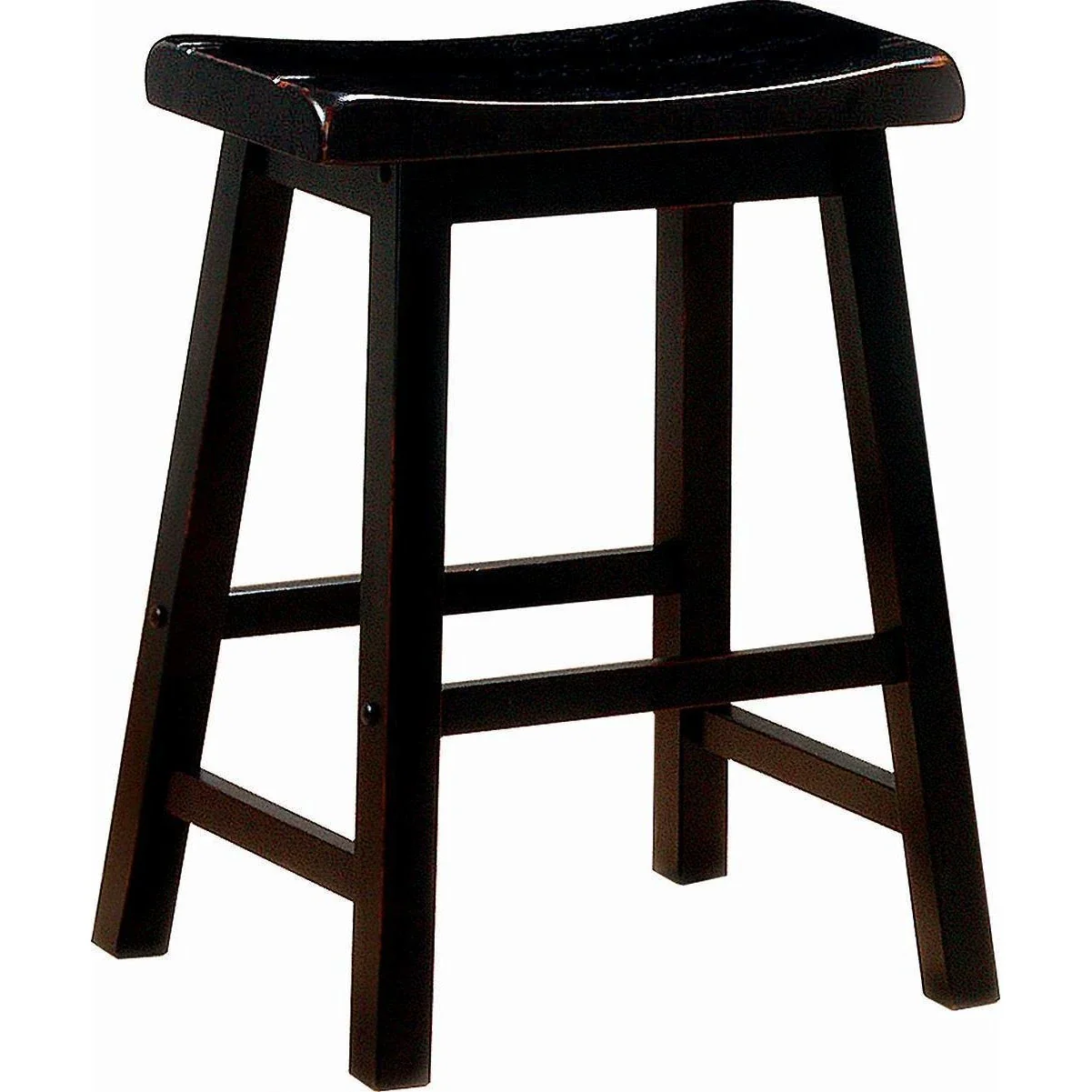 Coaster Bar Stools: Wood Fixed Height - Wooden Counter Height Stools Black - Image 5