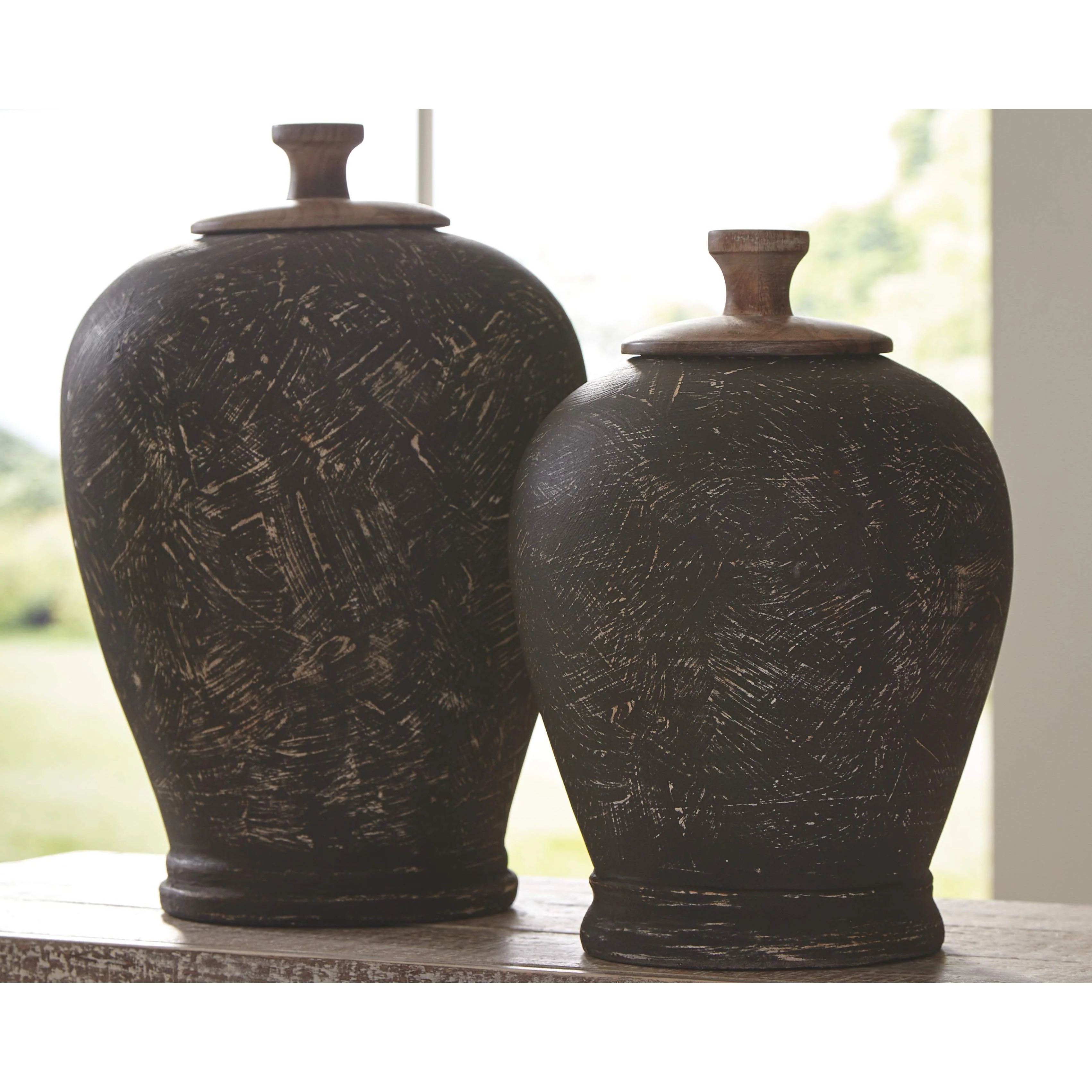 Barric - Antique Black - Jar - Large - Image 3