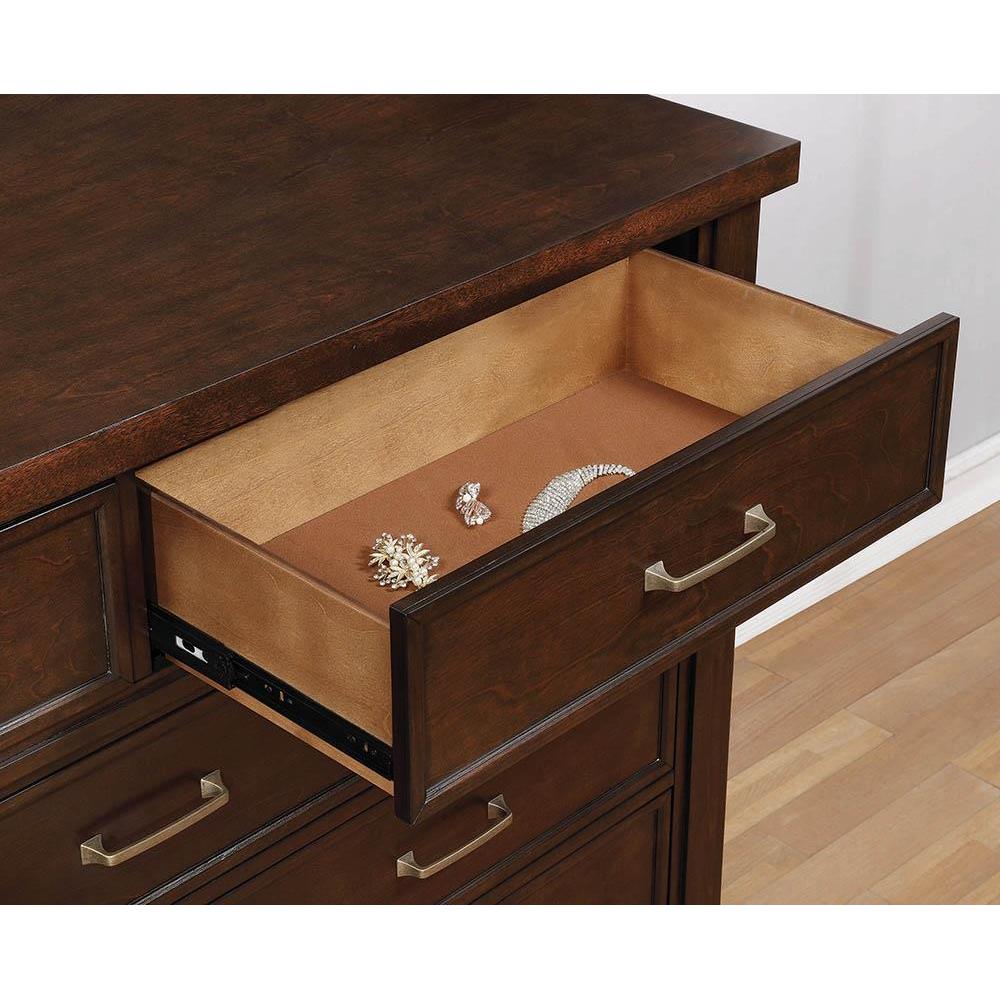 Barstow - 9-drawer Rectangular Dresser - Brown