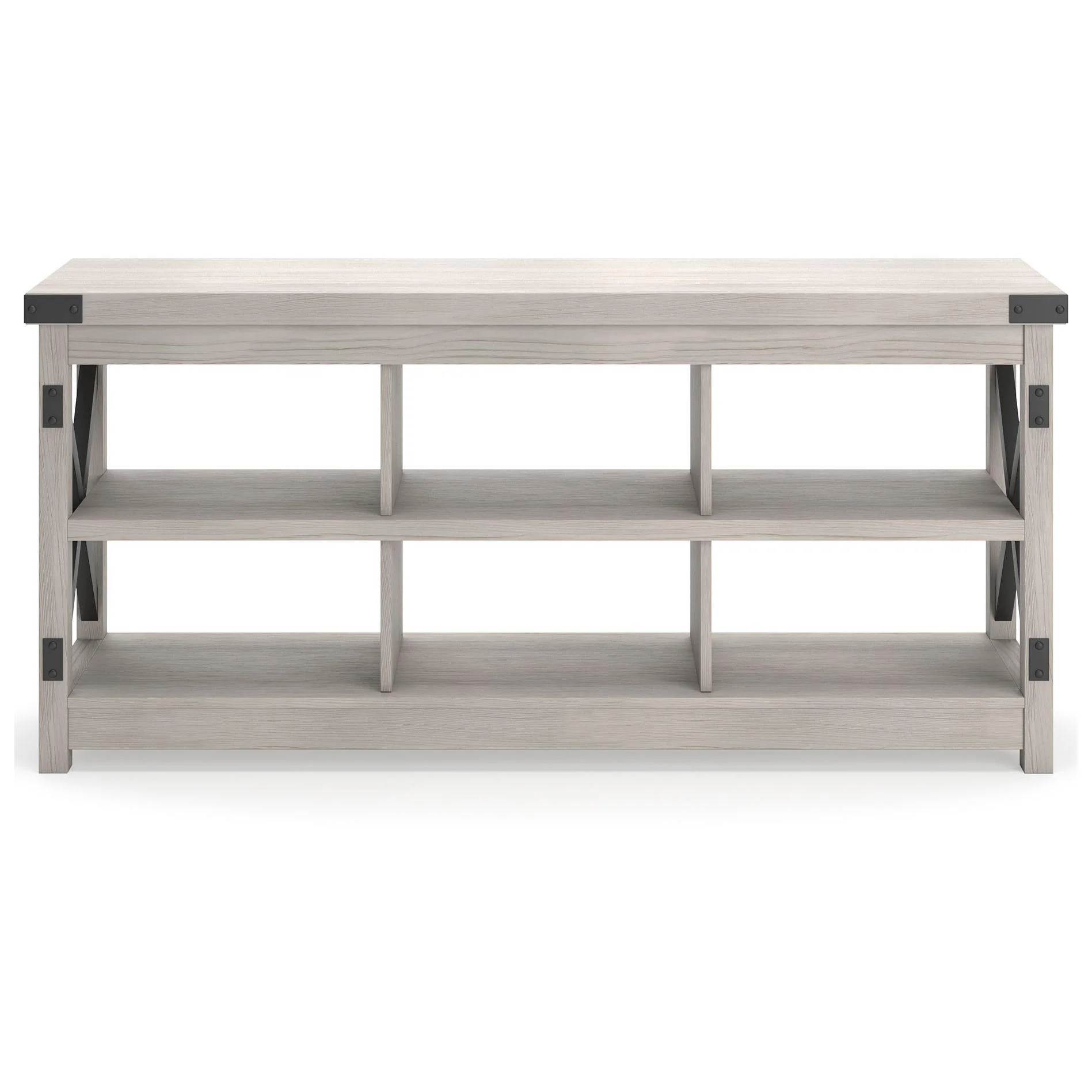 Bayflynn - White/black - Large Tv Stand - Image 4