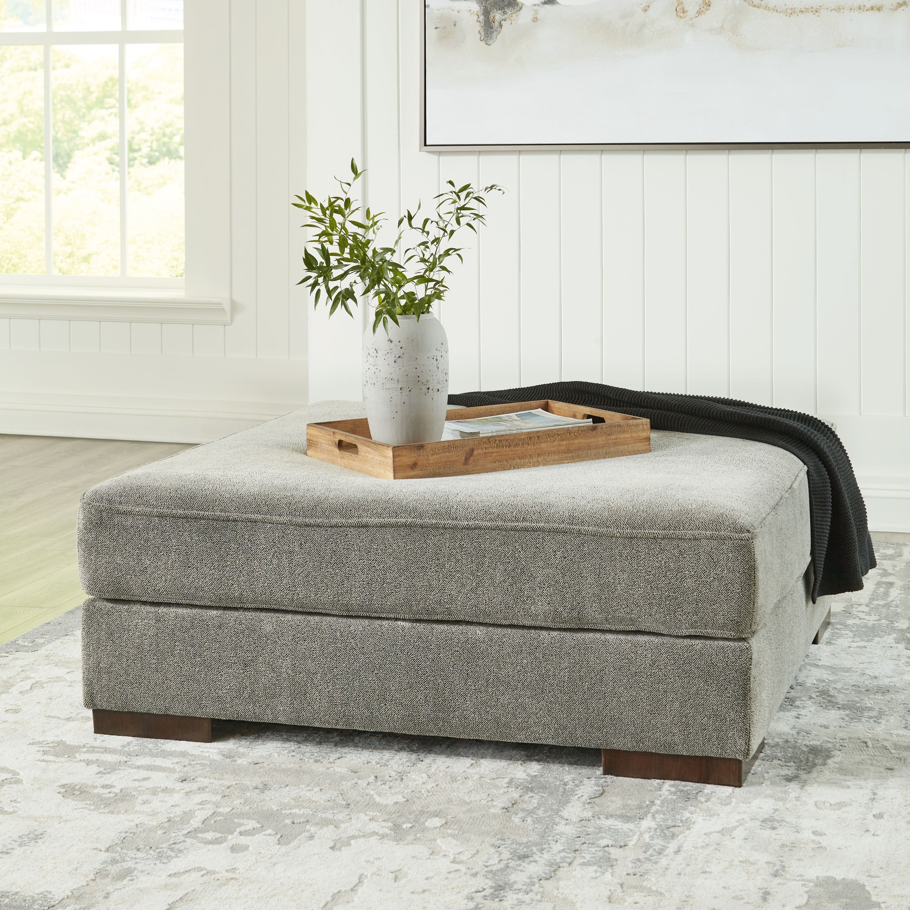 Bayless - Smoke - Oversized Accent Ottoman - Image 5