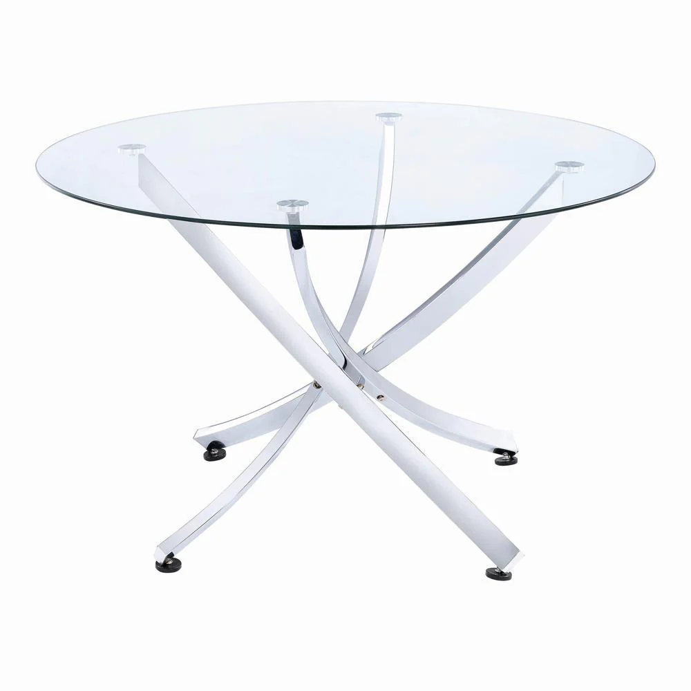 Beckham - Round Dining Table - Pearl Silver - Image 10