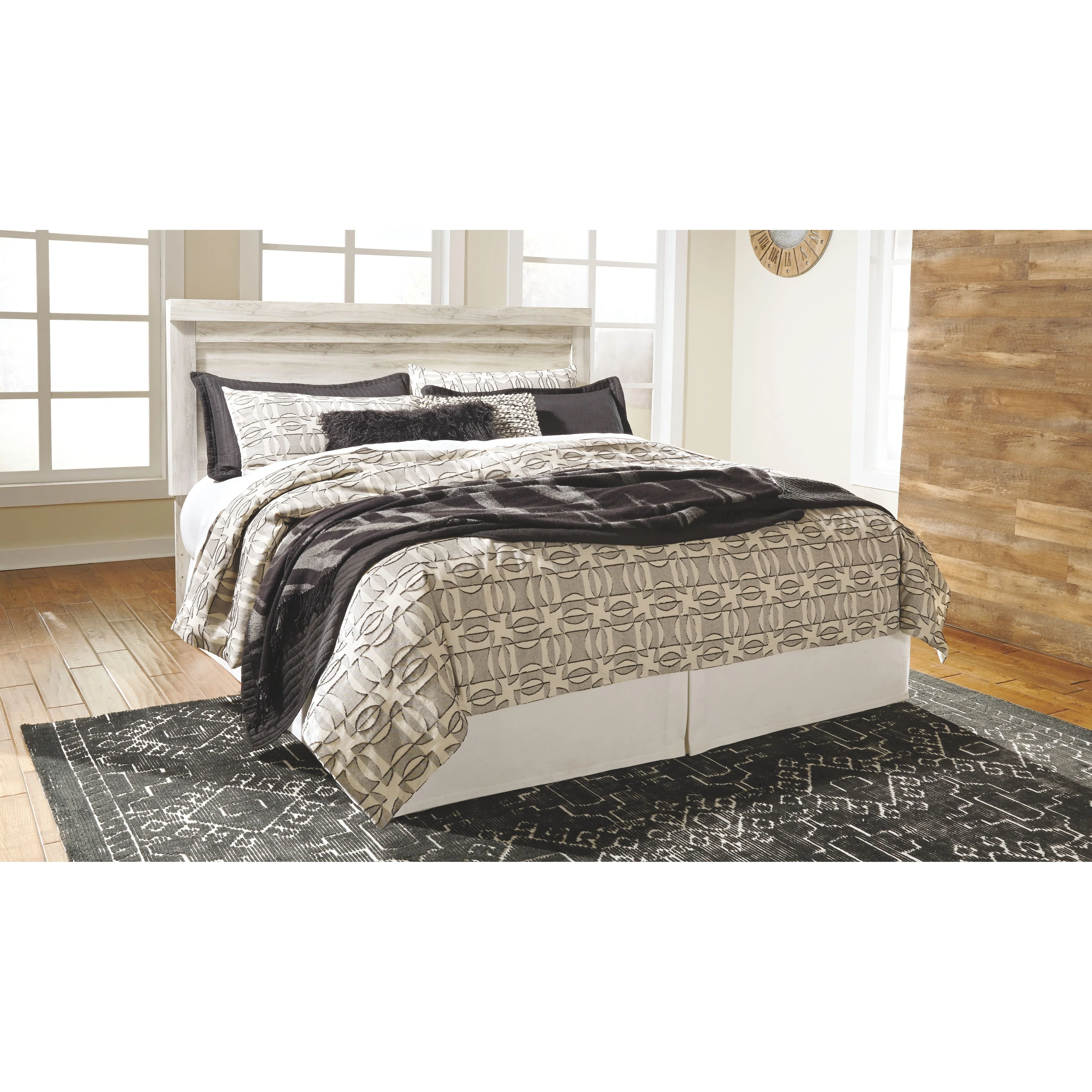 Bellaby - Whitewash - King Panel Headboard - Image 3