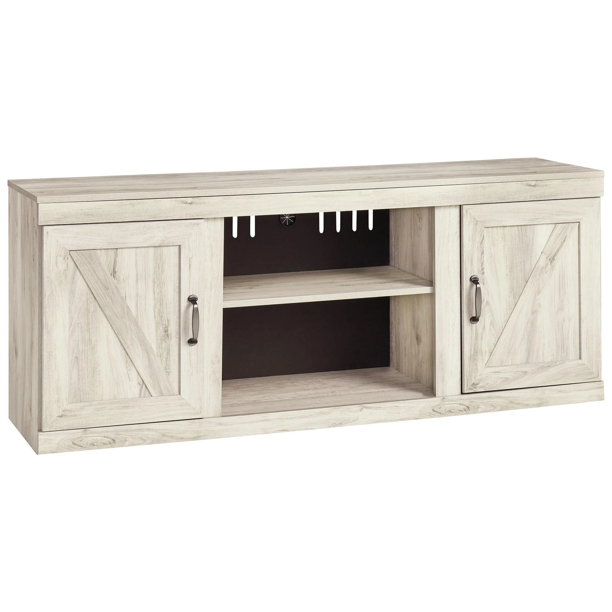 Bellaby - Whitewash - Lg Tv Stand W/fireplace Option - Small - Image 3