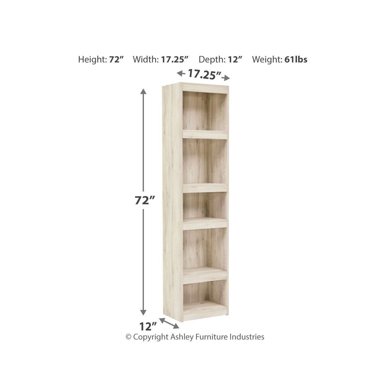 Bellaby - Whitewash - Pier - 4-shelves - Image 5